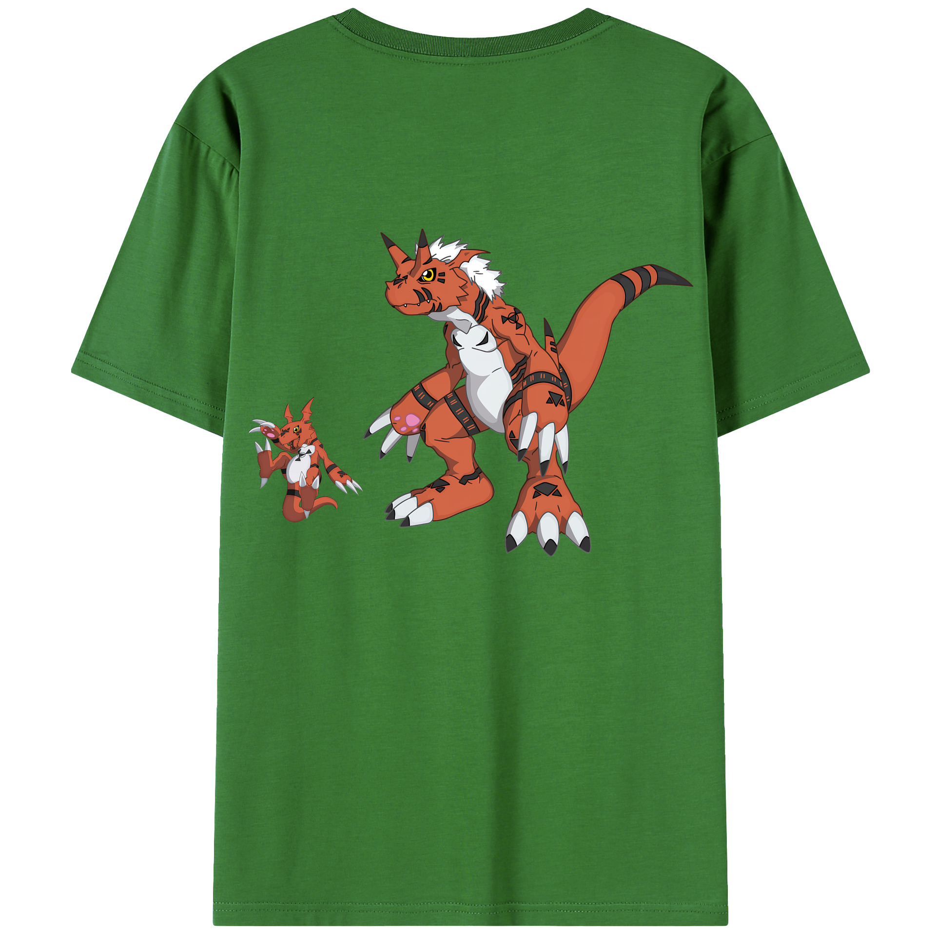 （画像用） Digimon デジタルモンスター/デジモン レディース半袖Tシャツ(バックプリント)